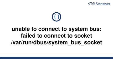 Value cannot be null. . Failed to connect to system bus connection refused
